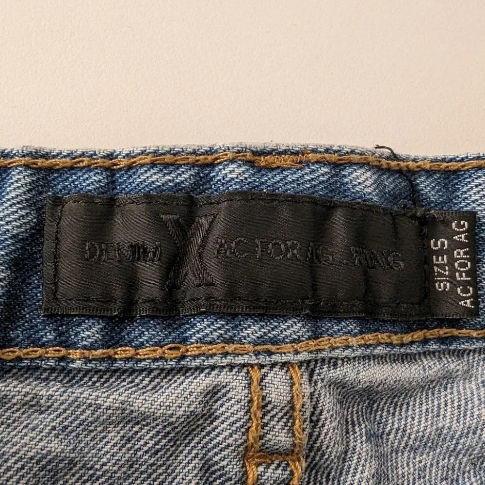 Alexander Wang Distressed Denim Cut Off Jean Shorts - Picture 5 of 10